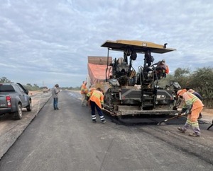 El Corredor Bioceánico logra sus primeros 10 km de asfalto continuo