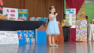 Sofía, la niña que enamora con sus discursos: tiene cinco años y sorprende cada vez que habla