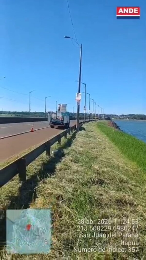 Robo masivo de cables deja a oscuras el acceso a Encarnación