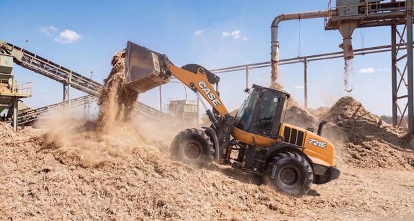 Case presenta concepto de cargadora de ruedas propulsada por etanol en Agrishow 2026 - Amigo Camionero