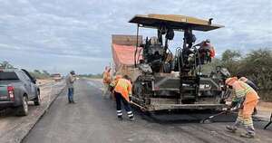La Nación / Corredor Bioceánico registra sus primeros 10 km de base asfáltica continua