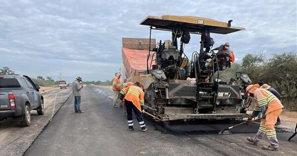 La Nación / Corredor Bioceánico registra sus primeros 10 km de base asfáltica continua