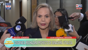 "Ellos están alejados de la realidad ciudadana": Disidencia colorada rechaza proyecto de senaduría vitalicia