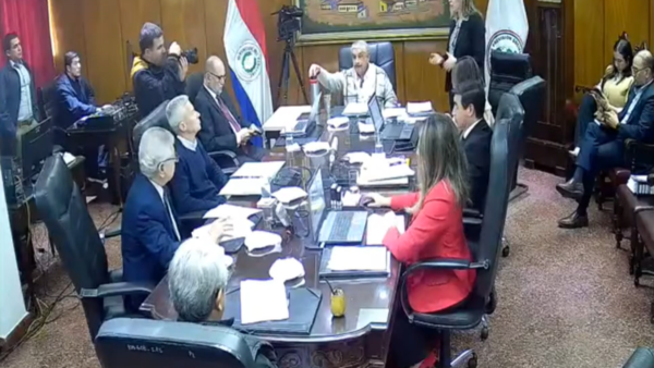 Fretes retomó la transmisión en vivo de la sesión con el Consejo del IPS