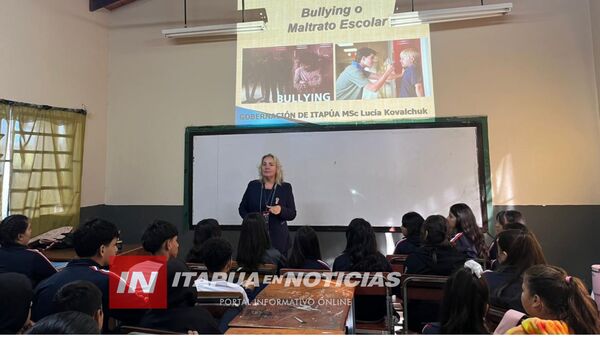 SAN JUAN DEL PARANÁ IMPULSA CHARLA SOBRE PREVENCIÓN DEL BULLYING