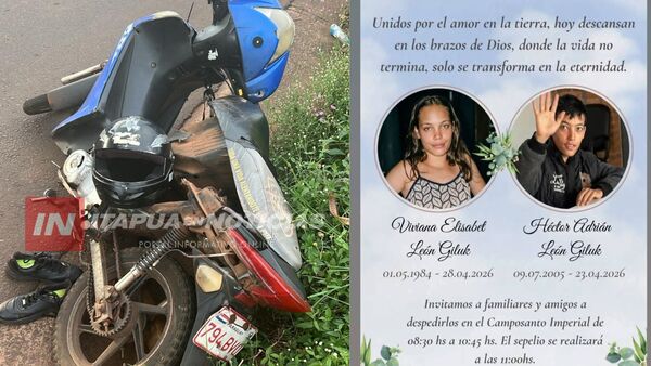 MUERE LA MADRE HERIDA EN ACCIDENTE QUE YA SE COBRÓ LA VIDA DE SU HIJO