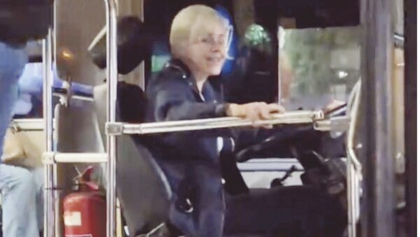 “Creía que era solo para hombres”: el viral debut de una chofer de micro