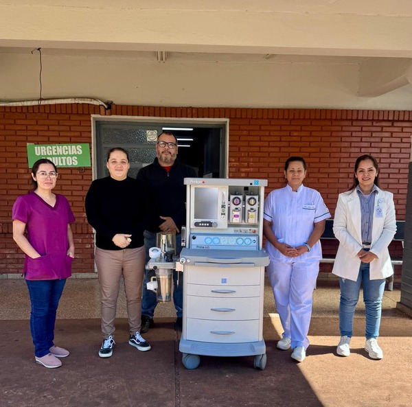 IPS Encarnación: Nueva máquina de anestesia garantizará cirugías más seguras para los asegurados