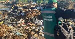 Diario HOY | Asunción: operativo permite frenar arrojo ilegal de residuos en Tablada Nueva
