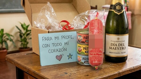 Paté de hígado: el regalo que conmovió a una profe en el Día del Maestro