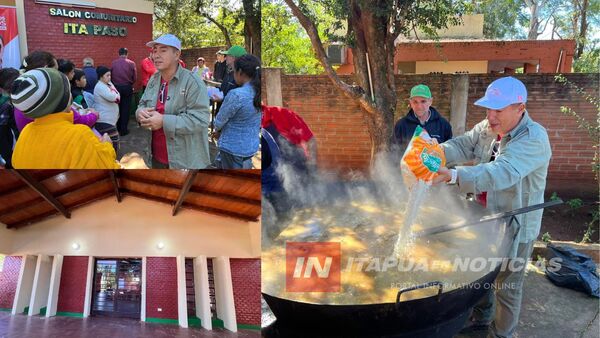 JOSÉ GÓMEZ IMPULSÓ JORNADA COMUNITARIA EN EL BARRIO ITA PASO