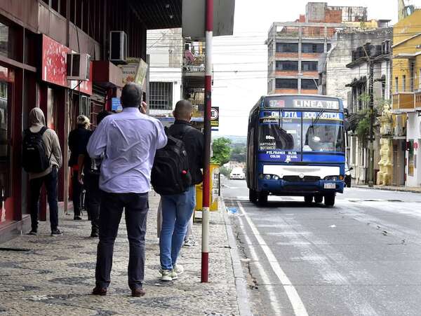 Gremio advierte sobre nuevo paro del transporte público - Economía - ABC Color