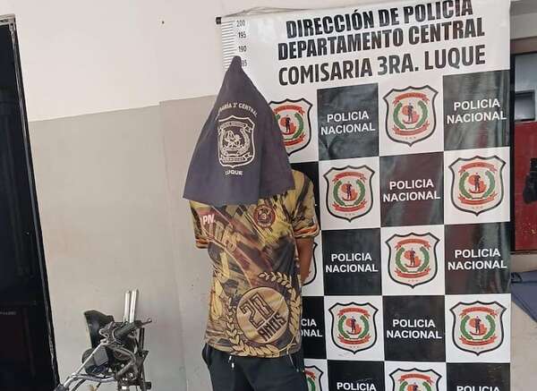 Caen por robo de motocicleta en Luque: una fue desarmada y otra recuperada intacta - Policiales - ABC Color