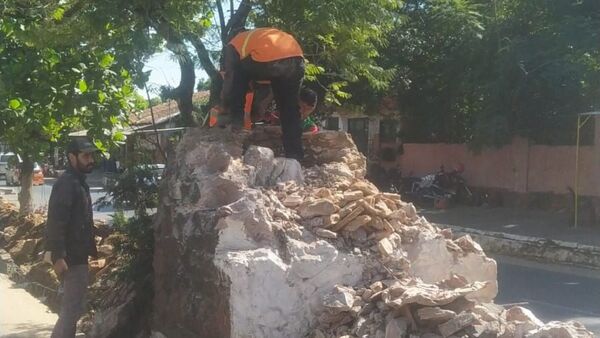 Polémica en San Antonio: echan la gruta de María Auxiliadora y vecinos se dividen entre enojo y apoyo