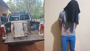  DETENIDO EN NATALIO TRAS HURTO Y RECUPERAN PARTE DE LOS OBJETOS SUSTRAÍDOS
