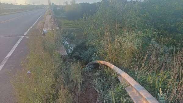 Por un bache: cayó al río, salió por la ventana y llegó nadando a la orilla - Policiales - ABC Color