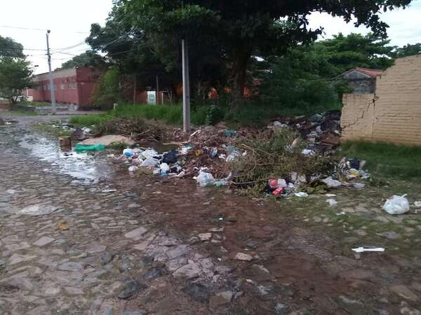 Vertederos clandestinos y agua estancada en barrio Silvio Pettirossi - Nacionales - ABC Color