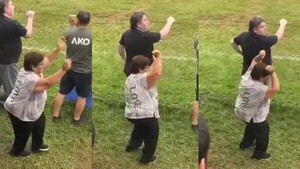 Ni el empate ni los goles: ña Mami fue la gran figura en la cancha del Deportivo Estanzuela