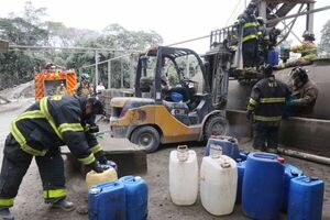 Jueces del Fuero Especializado verificaron la disposición final y eliminación segura de sustancias químicas incautadas