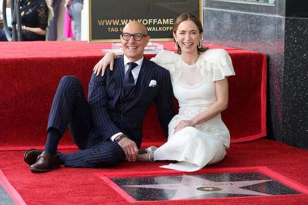 Emily Blunt y Stanley Tucci ya tienen sus estrellas en el Paseo de la Fama de Hollywood - Gente - ABC Color