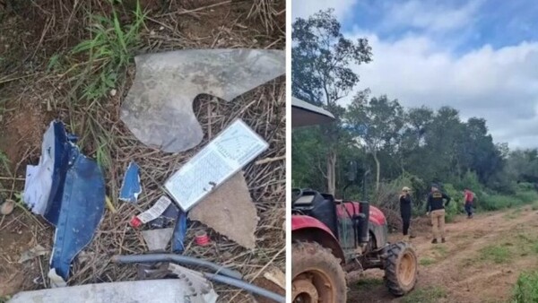 Hallan cadáver y restos de presunto helicóptero siniestrado en Alto Paraguay