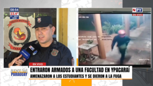 Frustrado intento de asalto en institución educativa de Ypacaraí