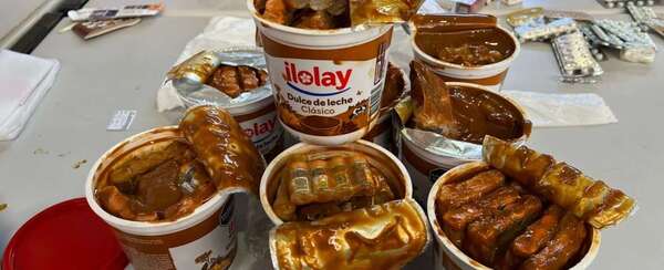 Contrabando insólito: Tirzepatida escondida en dulce de leche