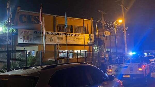 ¿Intento de asalto? Policía no descarta otras hipótesis en ataque a centro educativo de Ypacaraí - Policiales - ABC Color