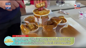 Incautan más de 2.500 ampollas de fármaco adelgazante ocultas en potes de dulce de leche