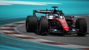 Leclerc fue el más rápido en el único libre de Miami