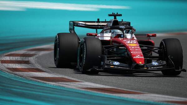 Leclerc fue el más rápido en el único libre de Miami