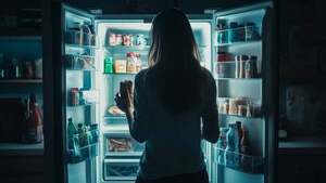 Comer a altas horas de la noche podría contribuir a problemas relacionados con el estrés y el baño