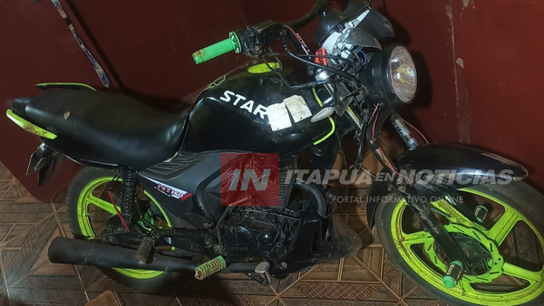 MOTOCICLISTA RESULTA HERIDO TRAS CAER AL PAVIMENTO EN EDELIRA