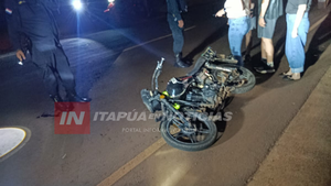 CHOQUE FRONTAL ENTRE MOTOCICLETAS DEJA DOS HERIDOS EN CAMBYRETÁ