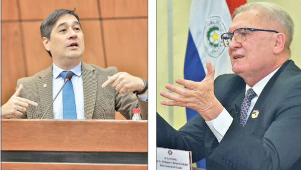 Fuerte cruce entre Emiliano Rolón y Eduardo Nakayama