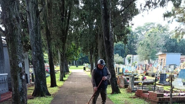 Guía y cuidador del cementerio: “Es como mi segunda casa”