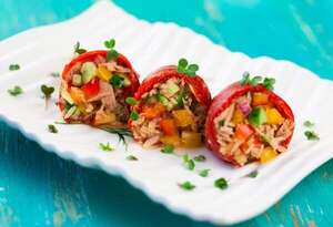 Morrones rellenos con pasta de atún: solo 100 calorías por porción - Gastronomía - ABC Color