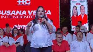 Honor Colorado oficializa la precandidatura de Susana Verza a la intendencia de Villa Florida - Política - ABC Color