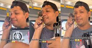 La Nación / ¡Insólito! Freestyler paraguayo rapea con ratones sobre la cabeza