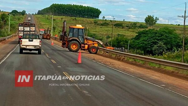 AVANZA LA PUESTA A PUNTO DE LA RUTA PY08 ENTRE ROTONDA CRUCE 6000 Y AZOTEY