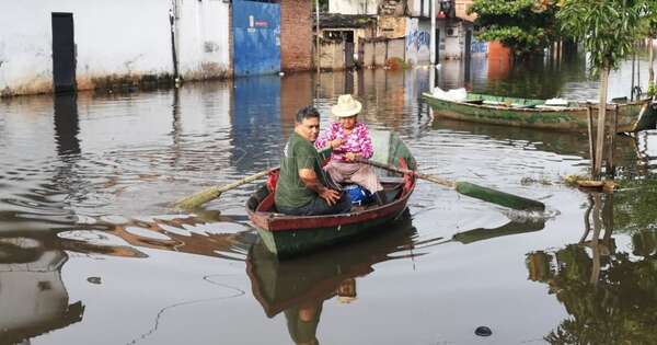 La Nación / Río Paraguay se dispara y activa alarma en Asunción, mientras preparan evacuaciones