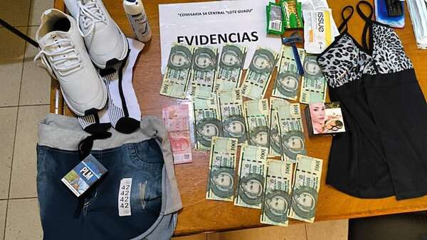 Travestido cayó tras supuestamente robar una billetera e ir de compras - Policiales - ABC Color