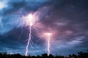 Alerta meteorológica: tormentas en 5 departamentos esta noche - Clima - ABC Color