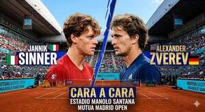 Jannik Sinner vs. Alexander Zverev: horario y cómo ver en vivo la final del Madrid Open - Tenis - ABC Color