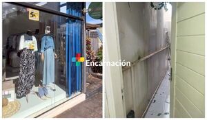 Hurtan en boutique en el microcentro de Encarnación