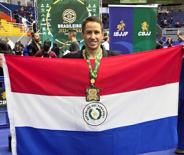 Paraguayo alcanza el bicampeonato panamericano de Jiu Jitsu en Brasil