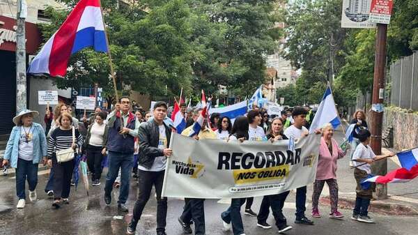 Video: conmemoraron el Día del Holocausto con una Marcha de la Vida en Asunción - Nacionales - ABC Color