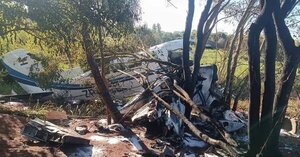 Avioneta cae en Minga Guazú y desaparecen 2 millones de dólares