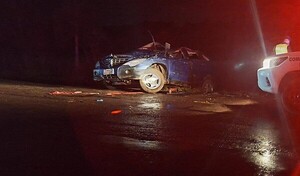 Dos muertos tras violento choque cerca del acceso a Ñumí