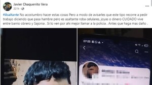 Chaqueñito acusó a un joven de ladrón y este dijo que le tanteó